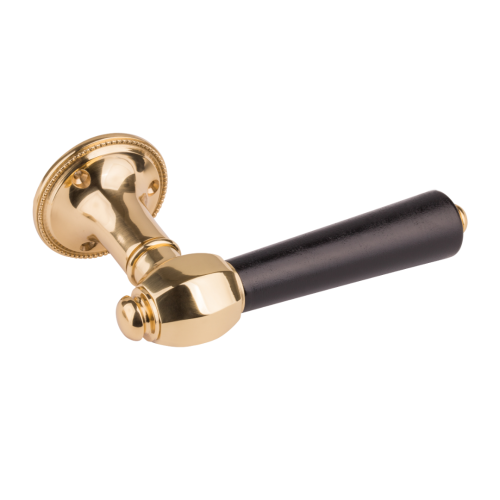 Klamka Florence Brassini Uni Metal Mosiądz polerowany złota klamka perełki BUK.png