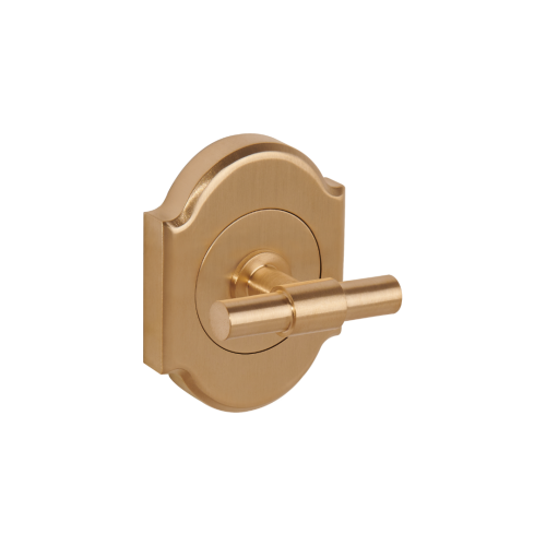 Zamknięcie WC Mediolan Brassini UniMetal szyld Angielski mosiądz szczotkowany