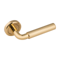 Klamka modern mosiądz z ryflą  Brassini Uni-Metal.png