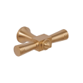 G112T-bar Venice Uni Metal Brassini O + perełka Mosiądz szczotkowany Złota gałka 2.png