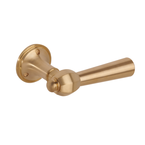 Klamka Florence Brassini Uni Metal Mosiądz szczotkowany złota klamka perełki.png